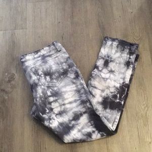 City streets Distressed stone washed jeans size 15